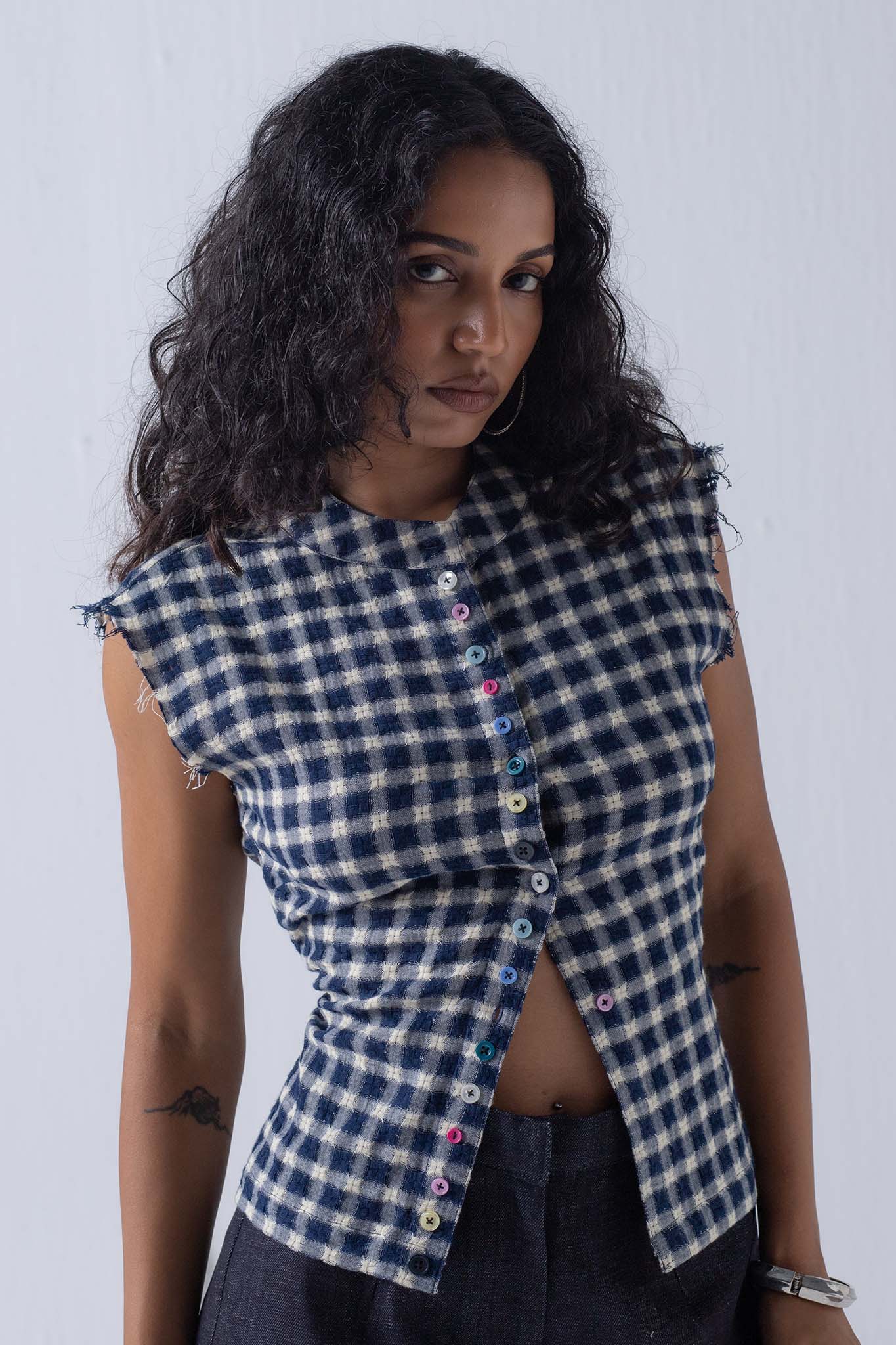 SEXY "BUTTONED" SUMMER SHIRT