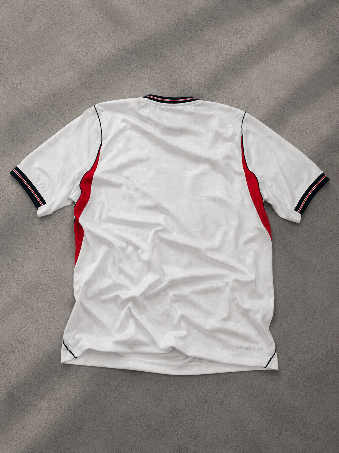 EMBROIDERED REWORKED VINTAGE ENGLAND JERSEY