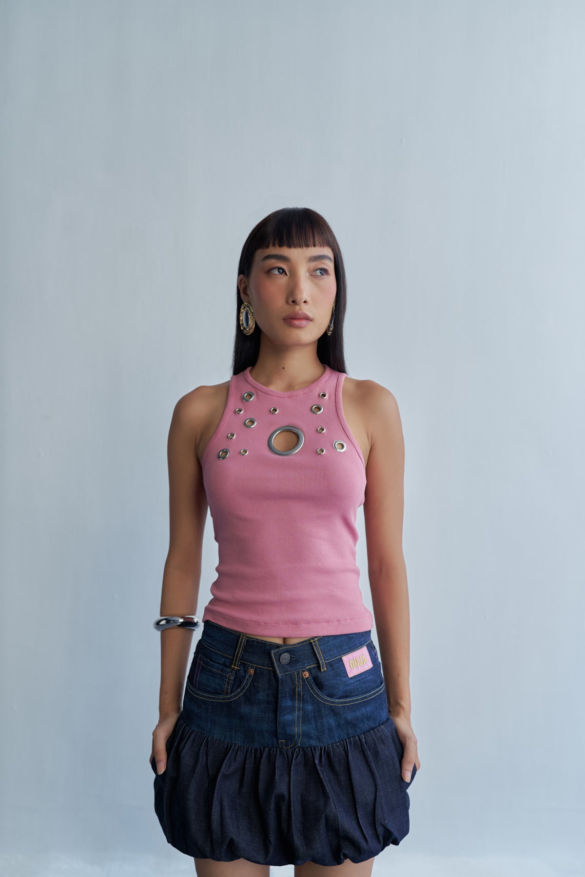 Reworked to Circus Denim Skirt