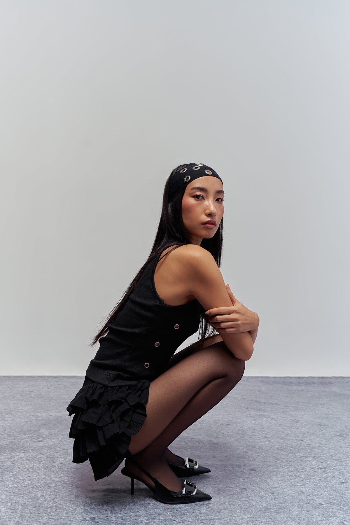 1.75 Tutu mini Skort - Black