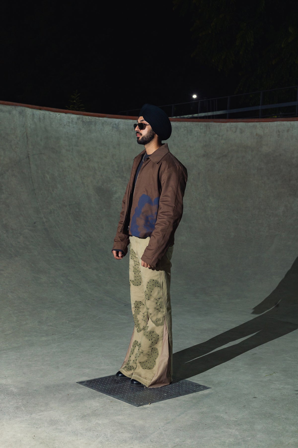 Reworked Hardware Wide Jeans