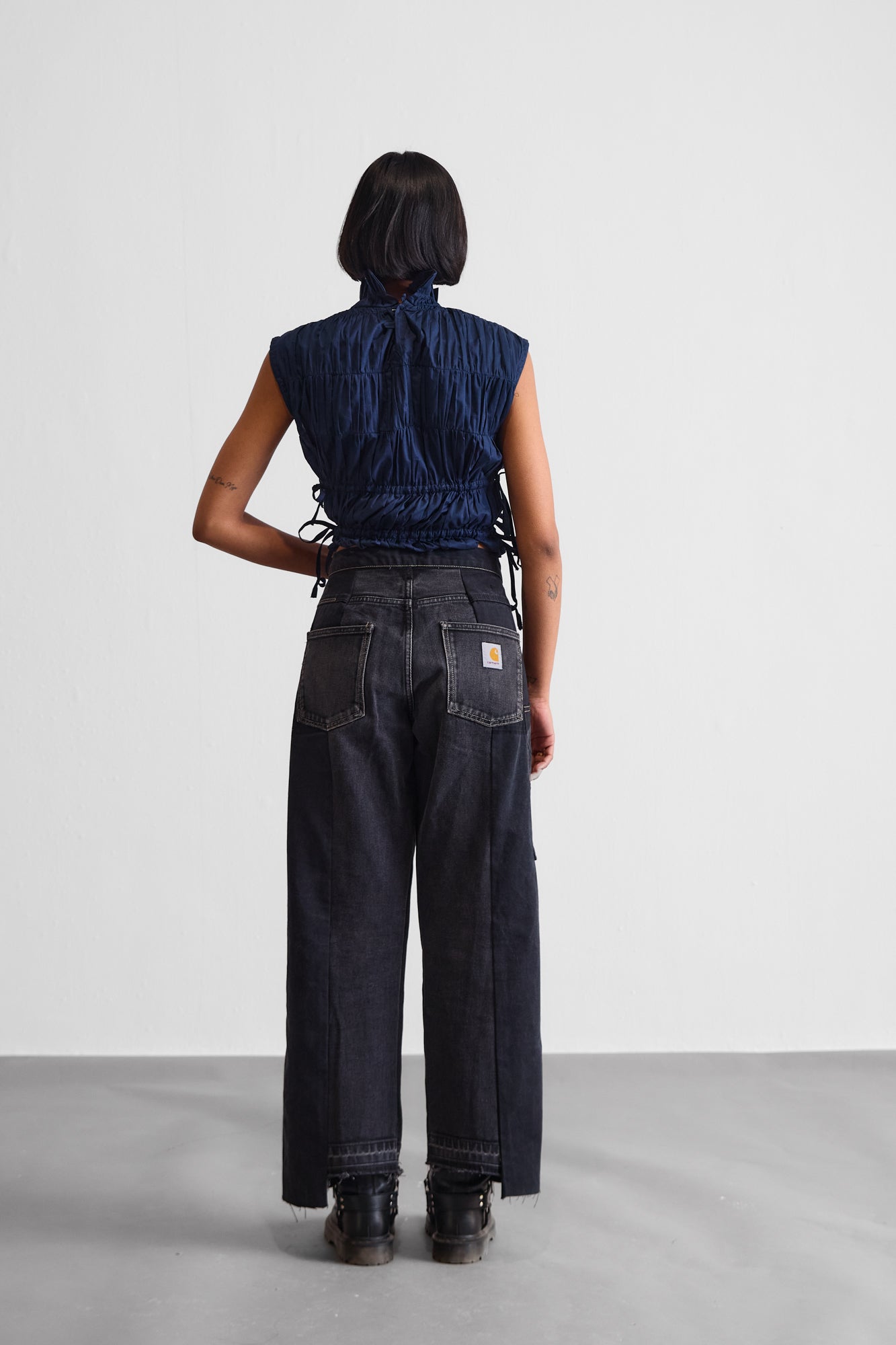 REWORKED DOUBLE HARDWARE PANEL DENIMS