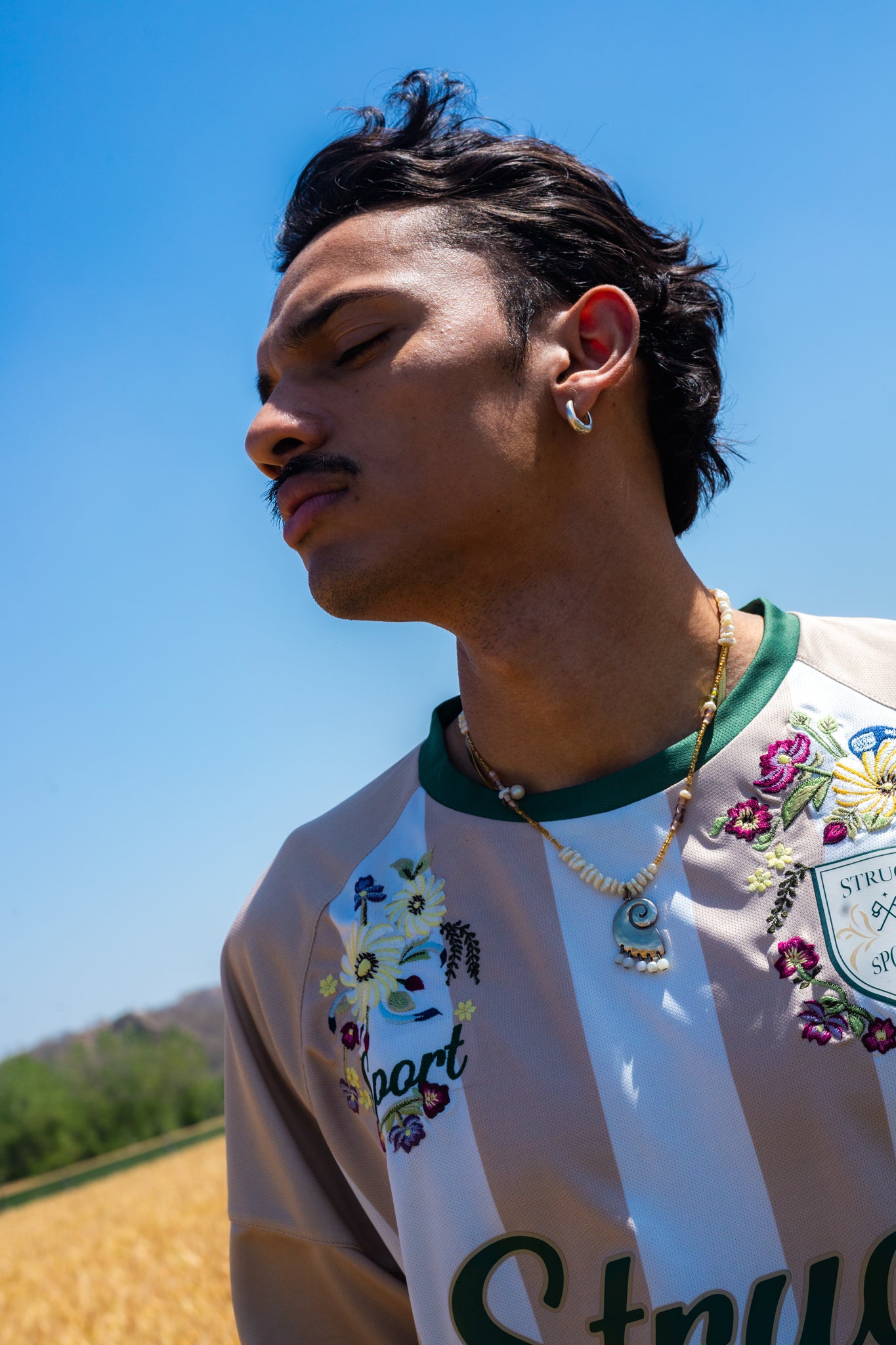 Reworked Embroidered Struct Jersey