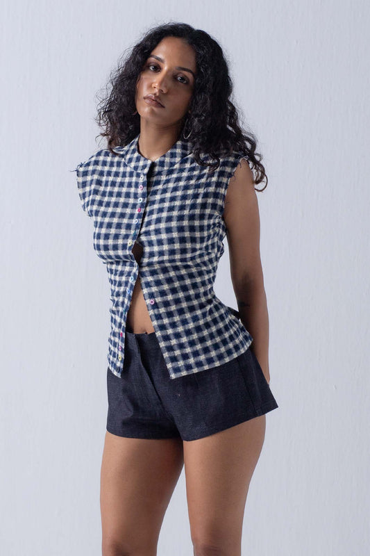 SEXY "BUTTONED" SUMMER SHIRT