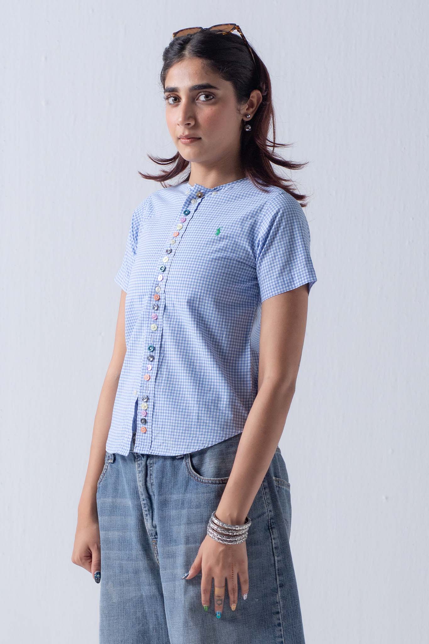REWORKED "BUTTONED" BABY SHIRT