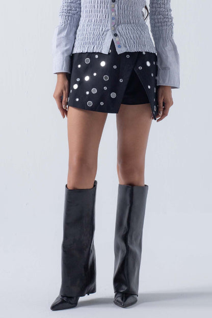 DISCO WRAP SKIRT