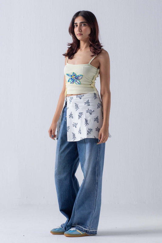 BLOCK PRINT SKIRT