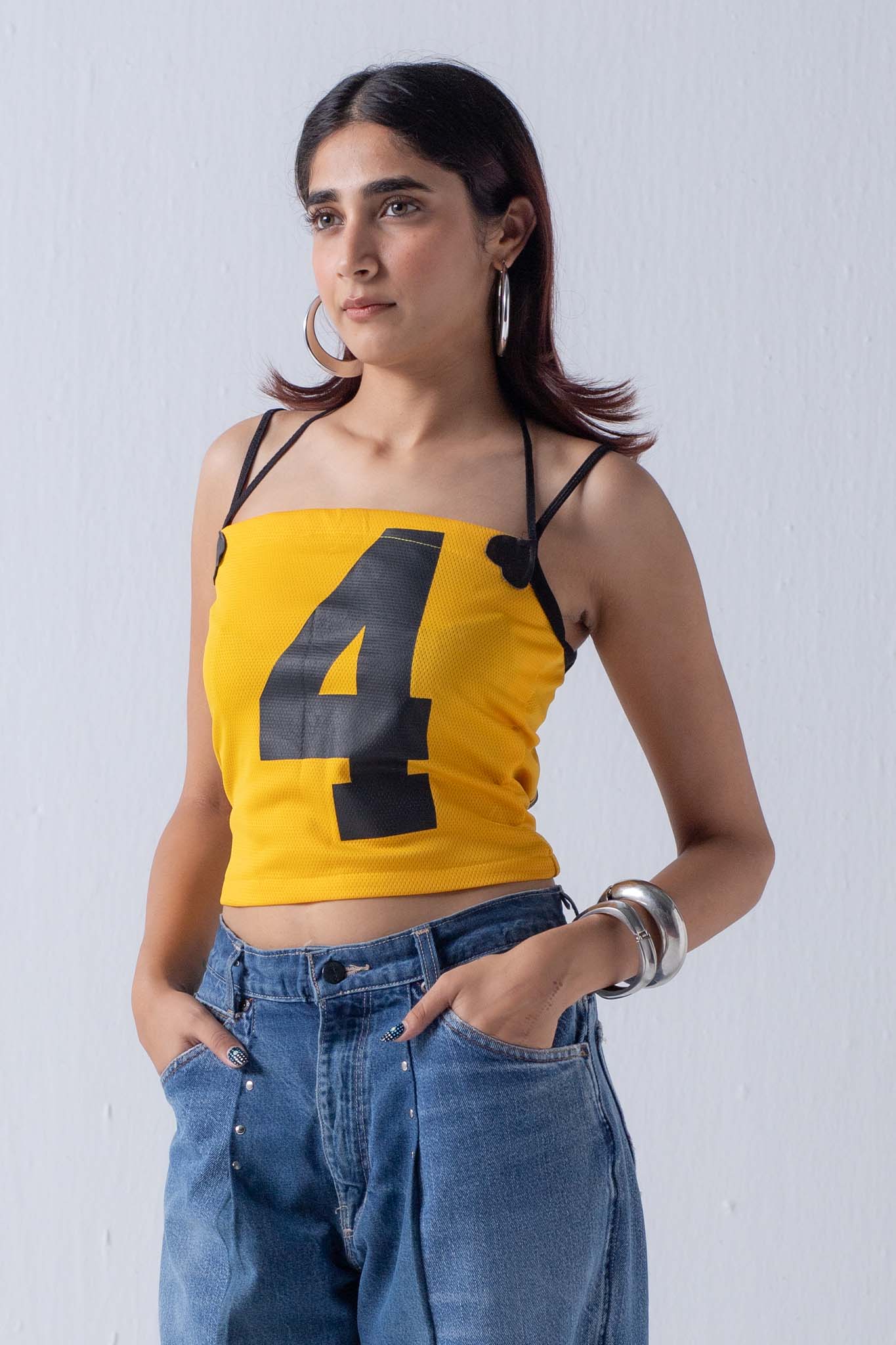 REWORKED JERSEY TOP