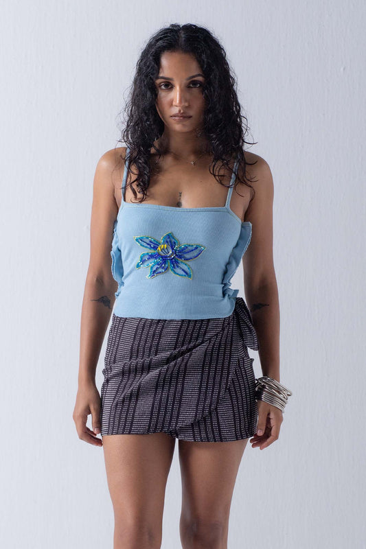 DUJA MARGIN VEST - BLUE