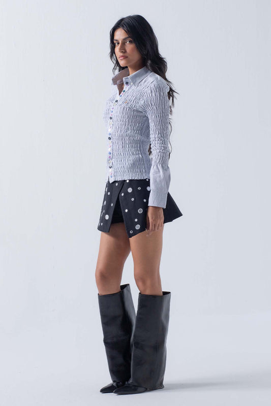 DISCO WRAP SKIRT
