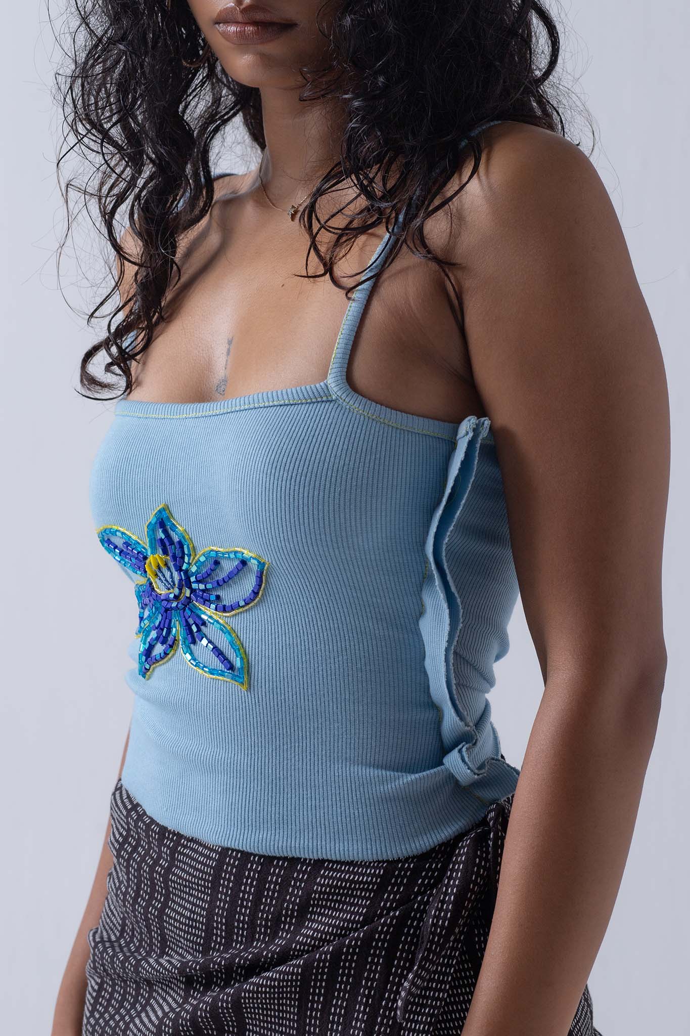 DUJA MARGIN VEST - BLUE