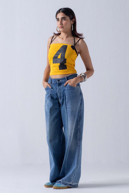 REWORKED DOUBEL PANEL JEANS