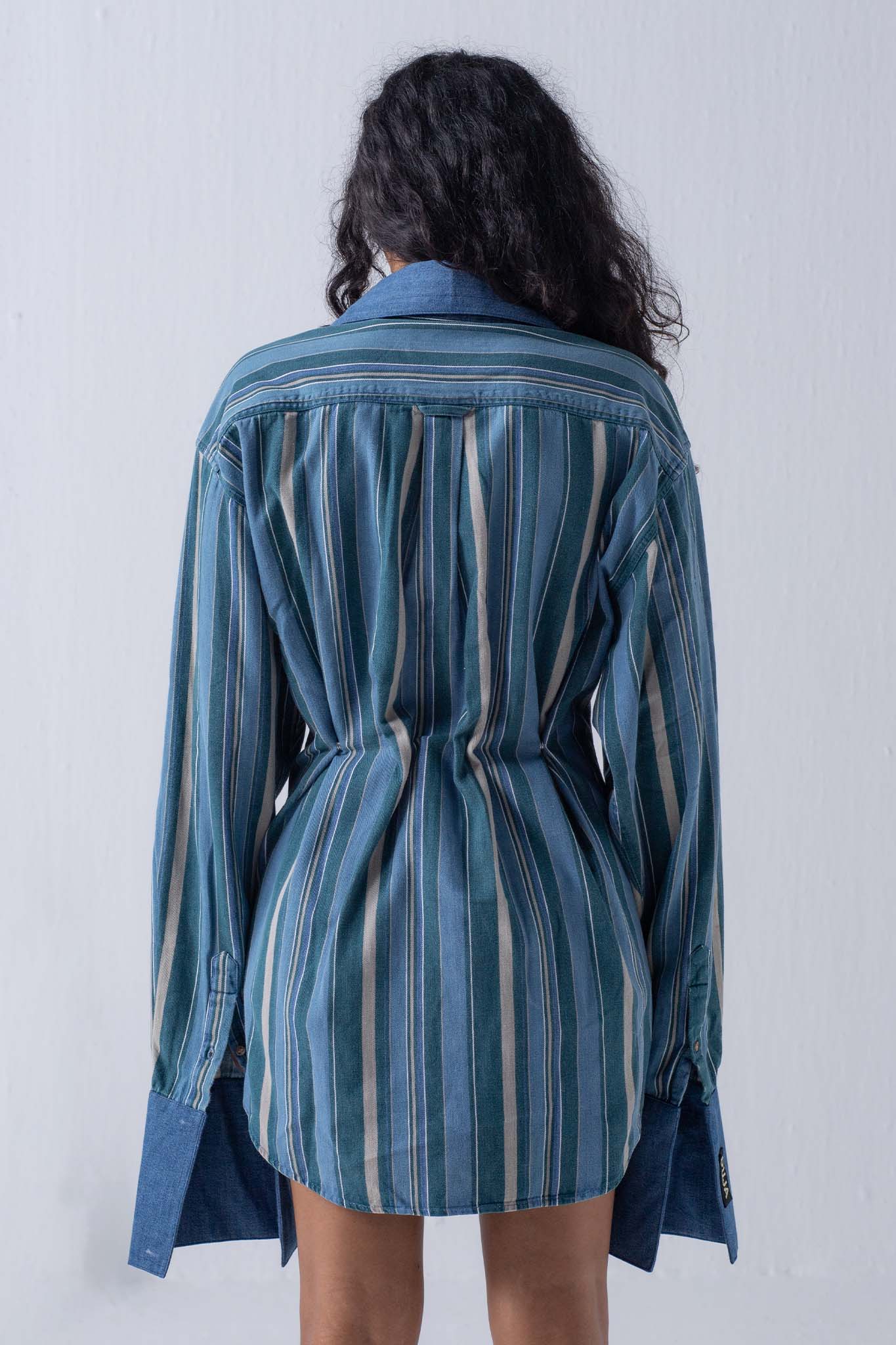 REWORKED SNAP SHIRT