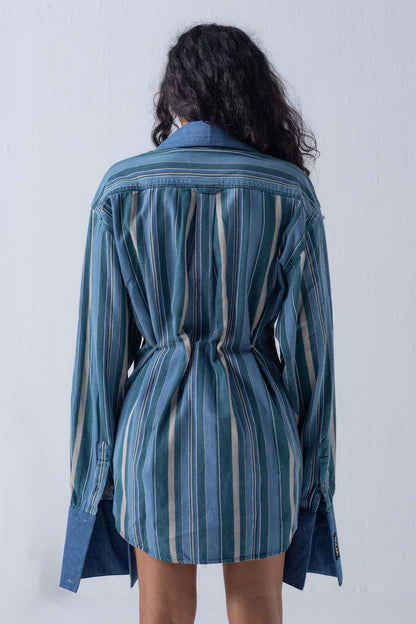 REWORKED SNAP SHIRT