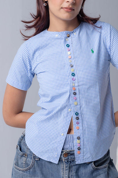 REWORKED "BUTTONED" BABY SHIRT
