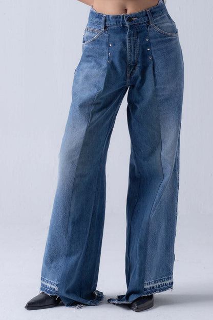 REWORKED DOUBEL PANEL JEANS