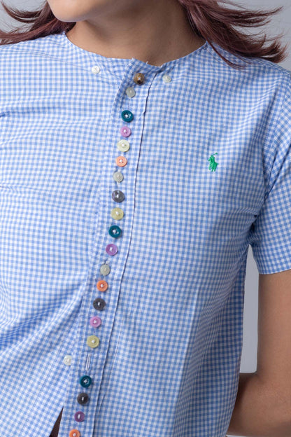 REWORKED "BUTTONED" BABY SHIRT