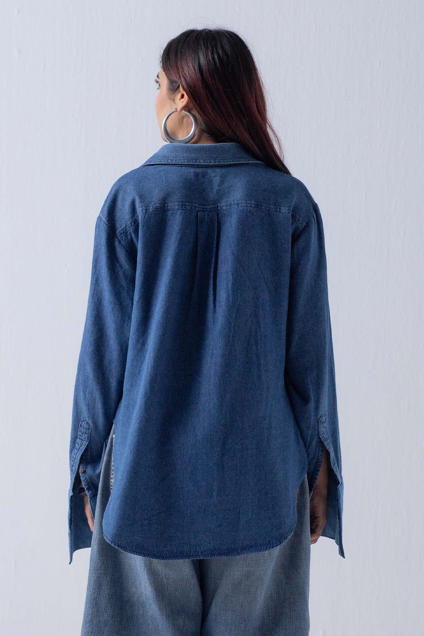 REWORKED DENIM KURTA