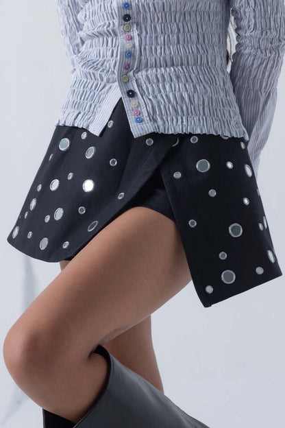 DISCO WRAP SKIRT