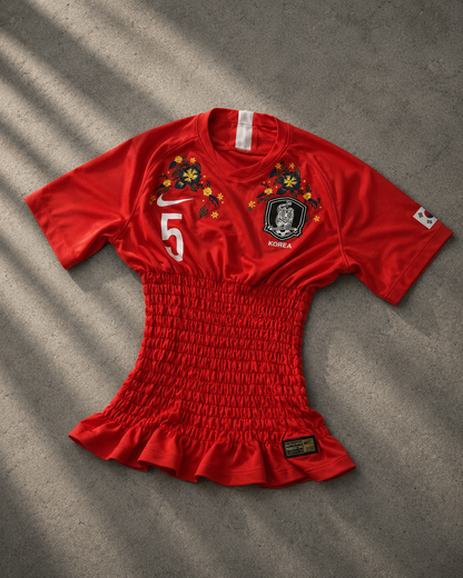 EMBROIDERED REWORKED KOREA JERSEY