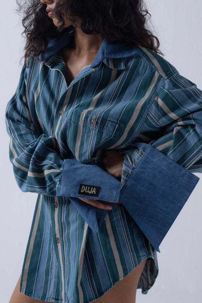 REWORKED SNAP SHIRT