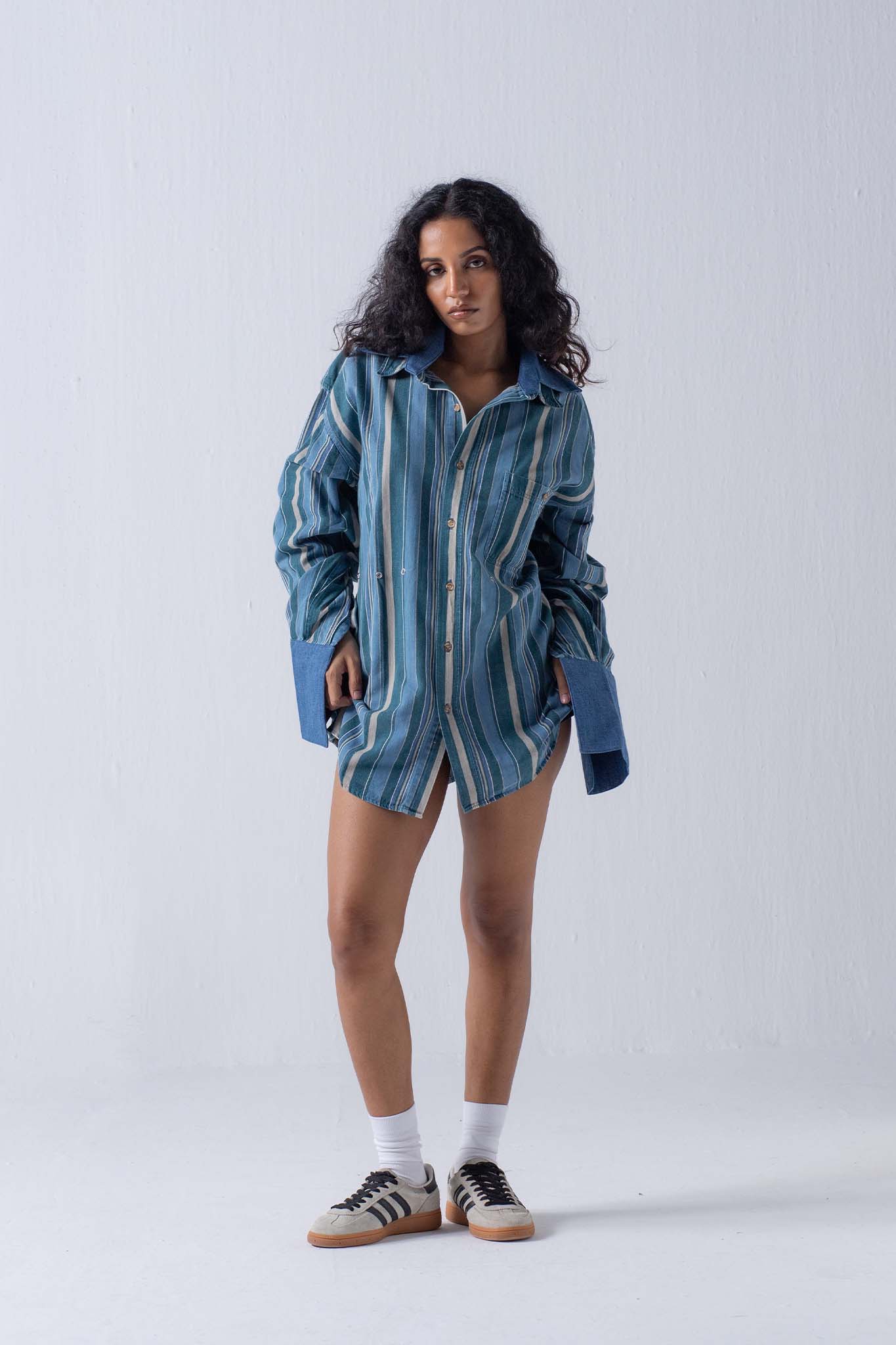 REWORKED SNAP SHIRT