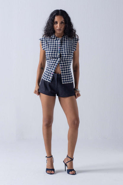SEXY "BUTTONED" SUMMER SHIRT