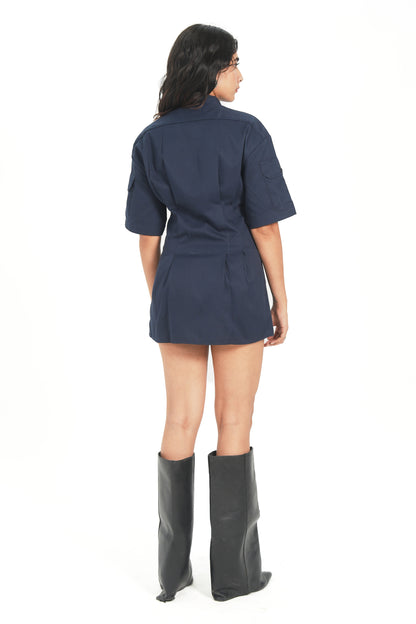 REWORKED BUTTONS SHIRT DRESS