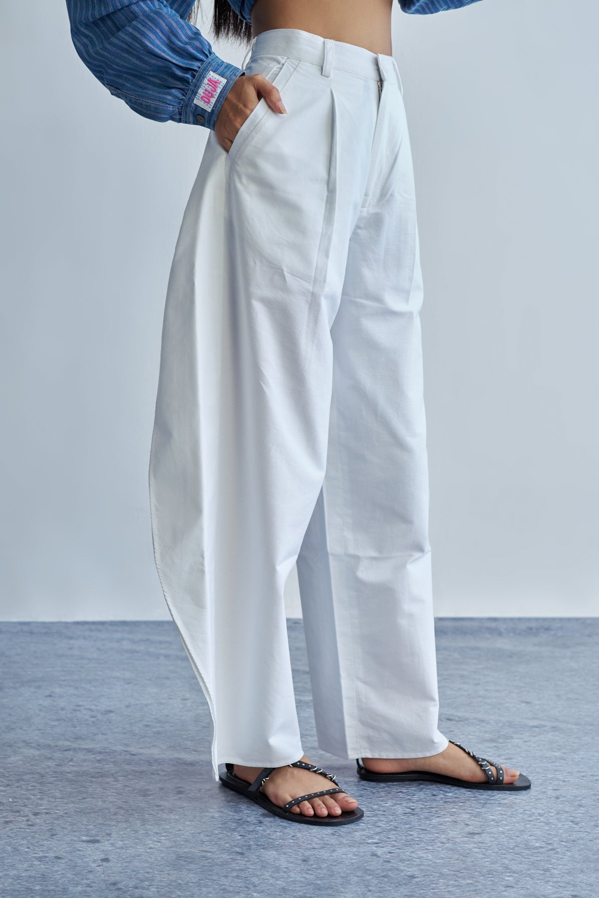 1.25 Flappy Pants - White