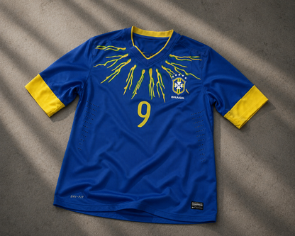 EMBROIDERED REWORKED NIKE BRAZIL AWAY JERSEY