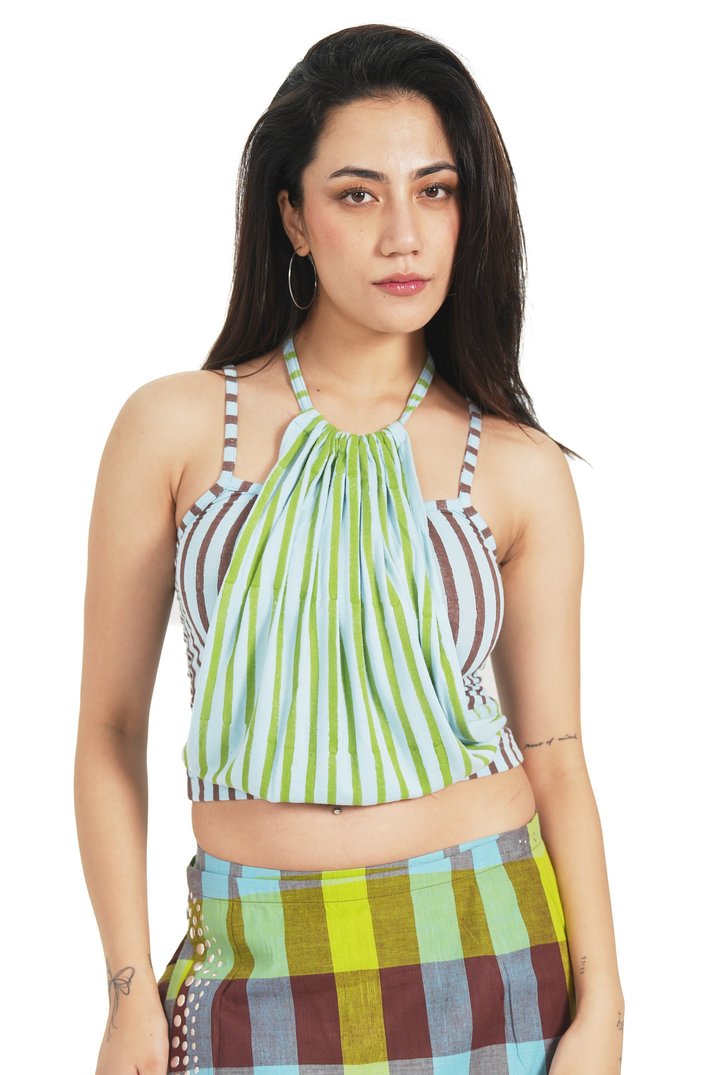 STRIPEY DOUBLE LAYER TOP