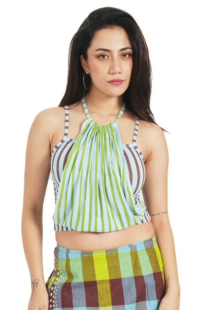 STRIPEY DOUBLE LAYER TOP