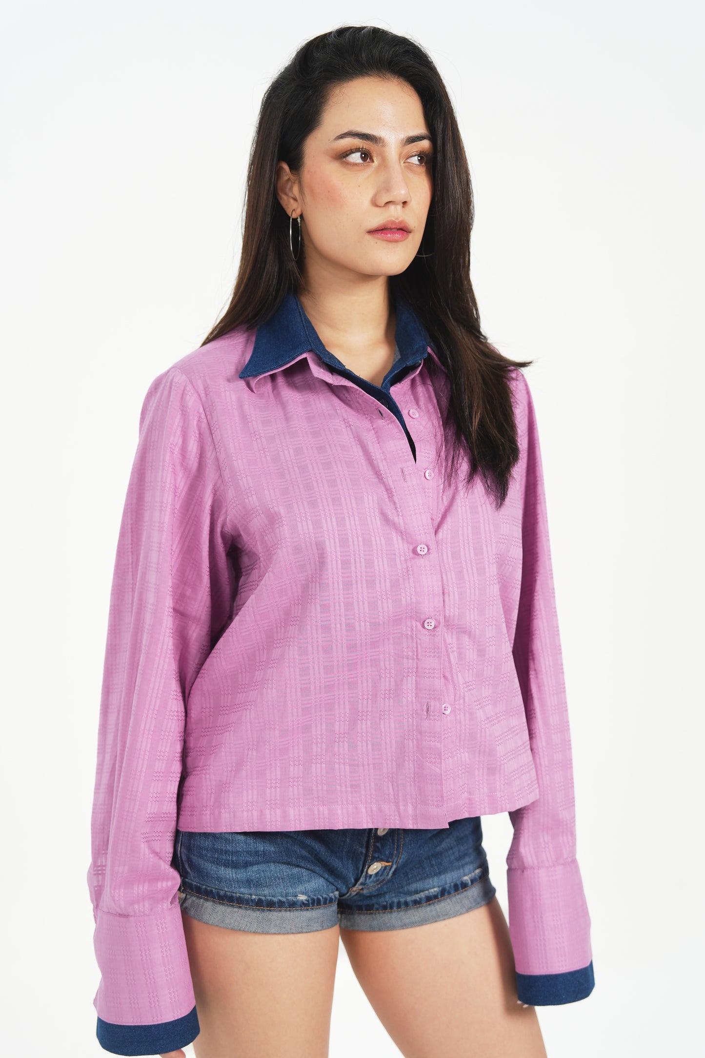 DOUBLE COLLAR SUMMER SHIRT
