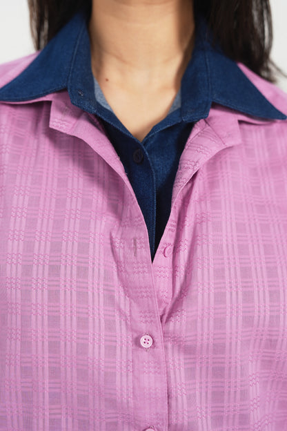 DOUBLE COLLAR SUMMER SHIRT