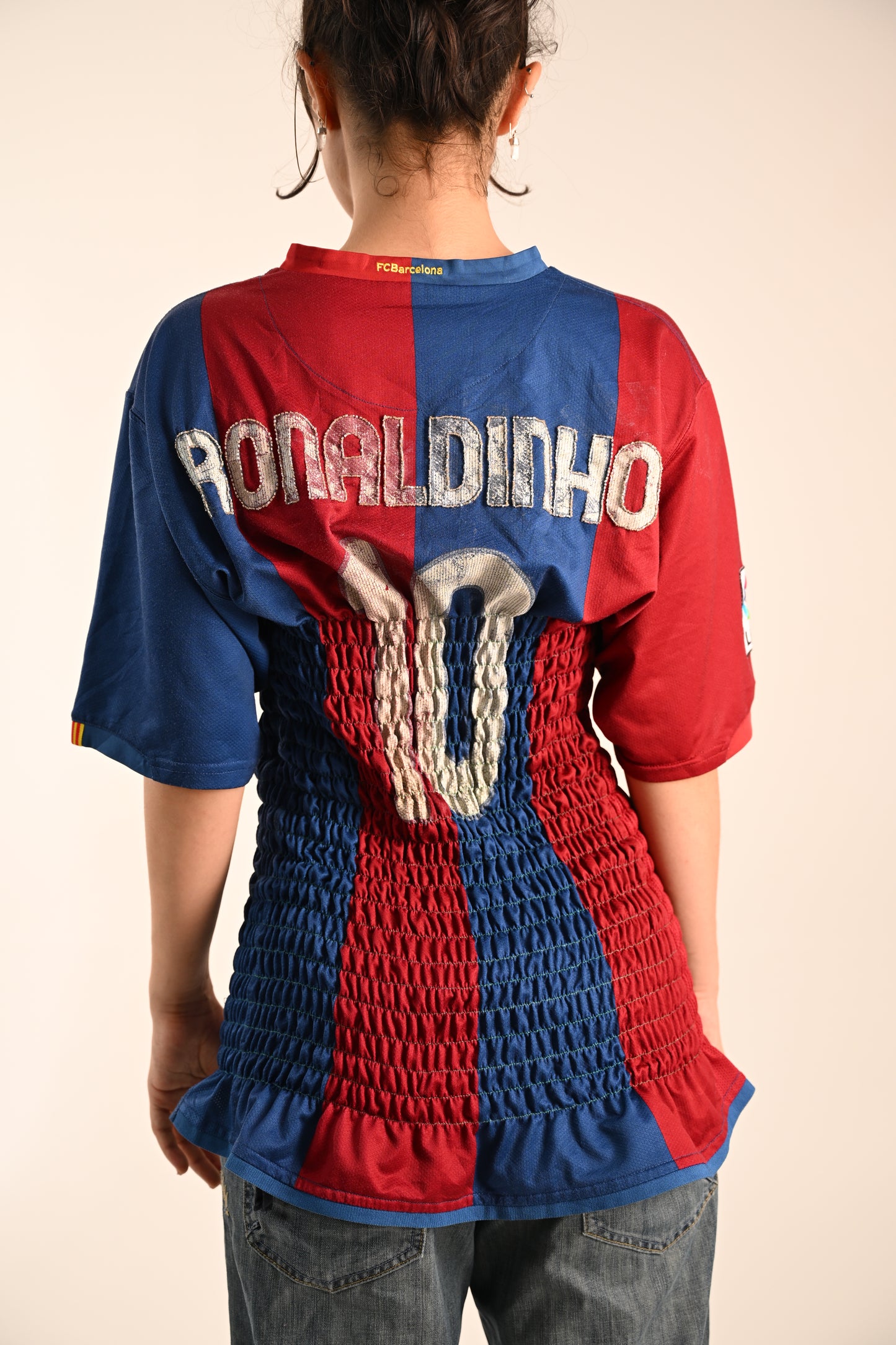 HAND-EMBROIDERED VINTAGE FCB JERSEY