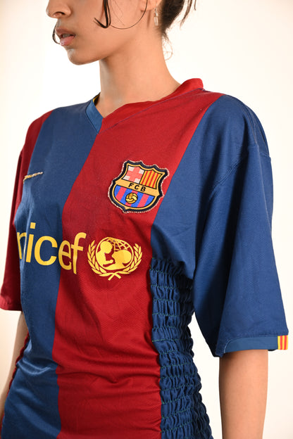 HAND-EMBROIDERED VINTAGE FCB JERSEY