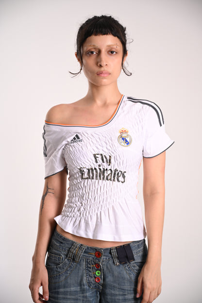 RECONSTRUCTED VINTAGE REAL MADRID JERSEY