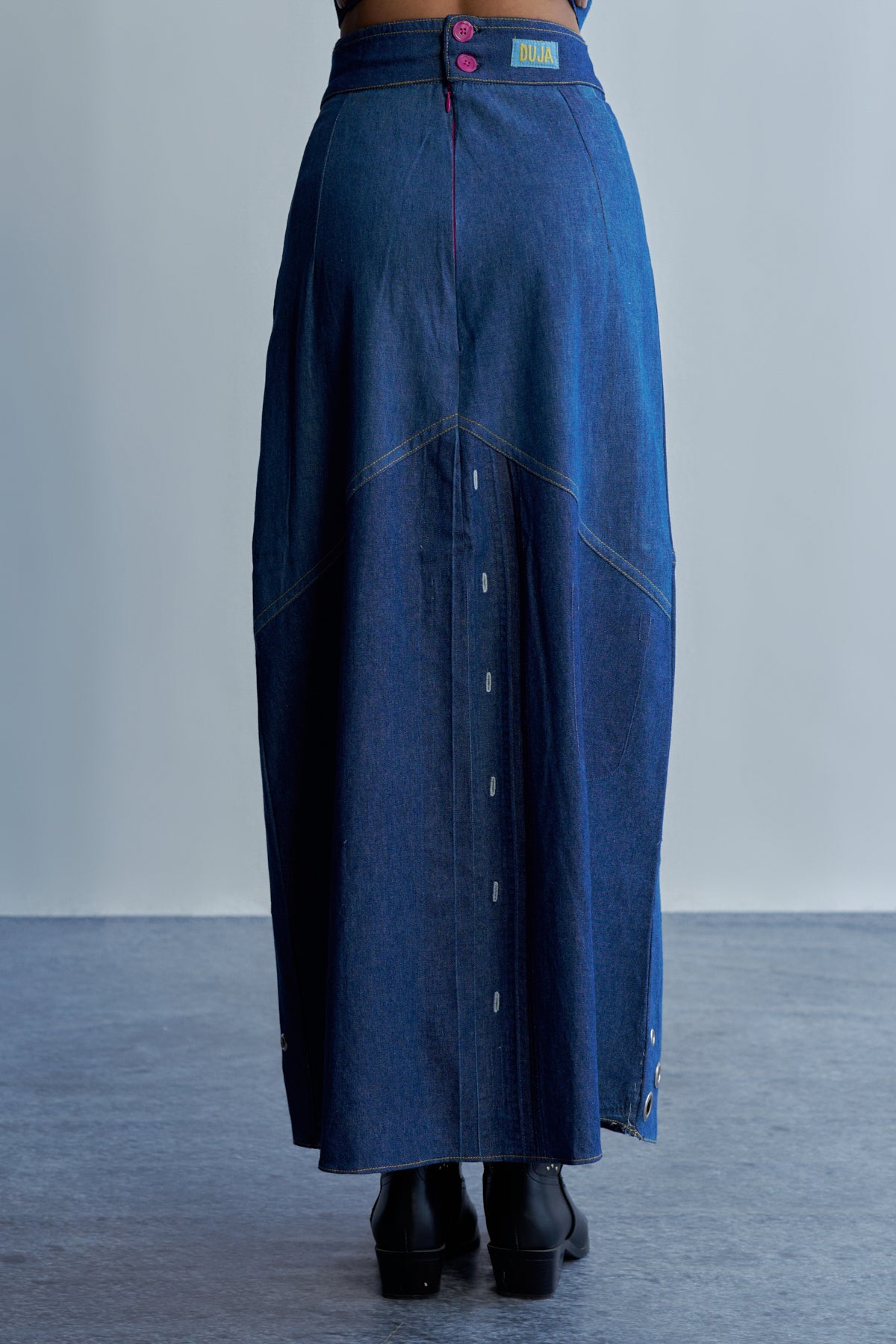 2.5 Reworked Denim Skirt & Top