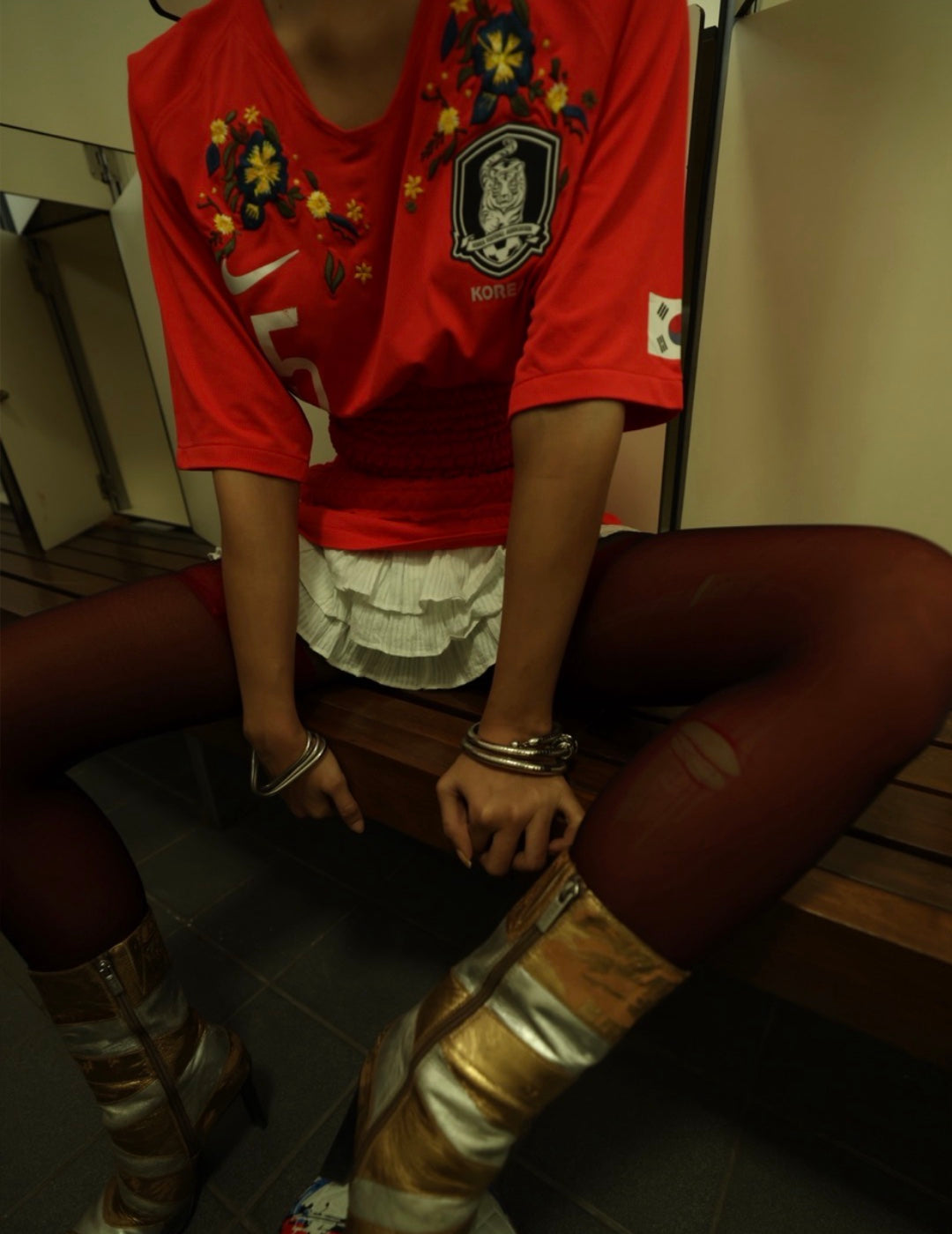EMBROIDERED REWORKED KOREA JERSEY