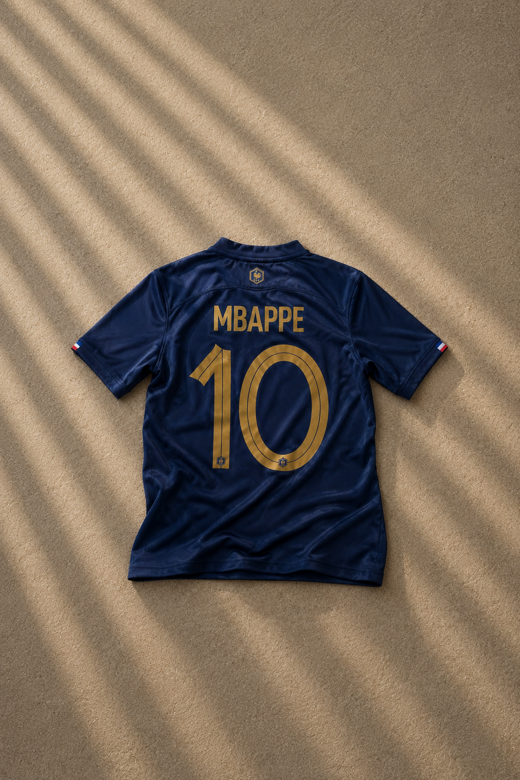 REWORKED HAND EMBROIDERED VINTAGE FRANCE JERSEY