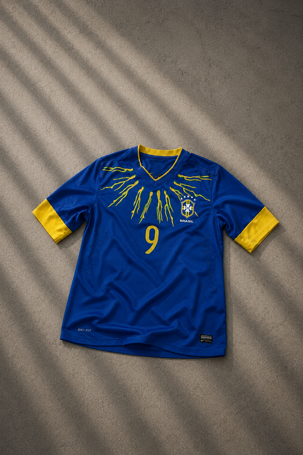 EMBROIDERED VINTAGE NIKE BRAZIL AWAY JERSEY