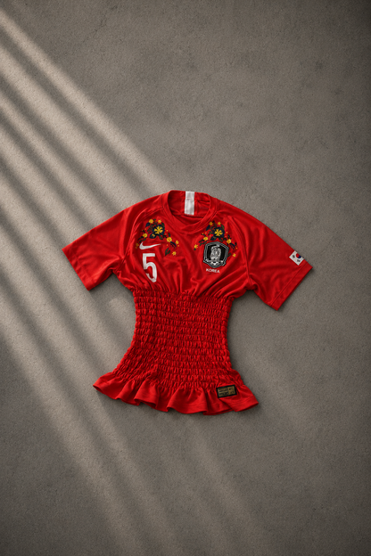 EMBROIDERED & CINCHED KOREA JERSEY
