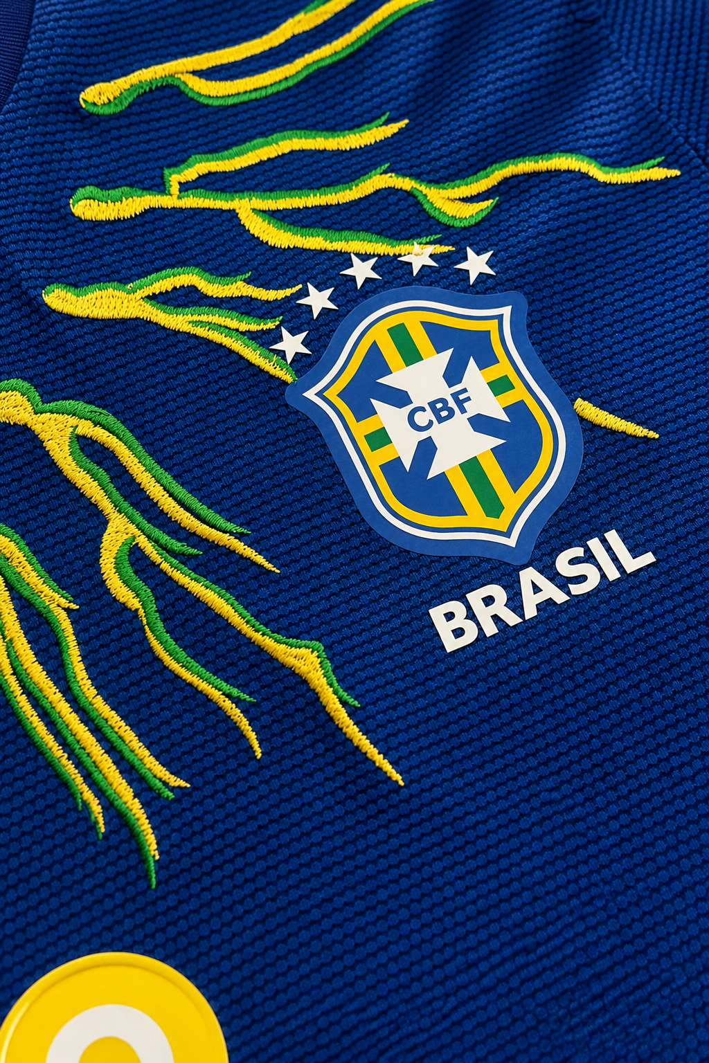 EMBROIDERED VINTAGE NIKE BRAZIL AWAY JERSEY