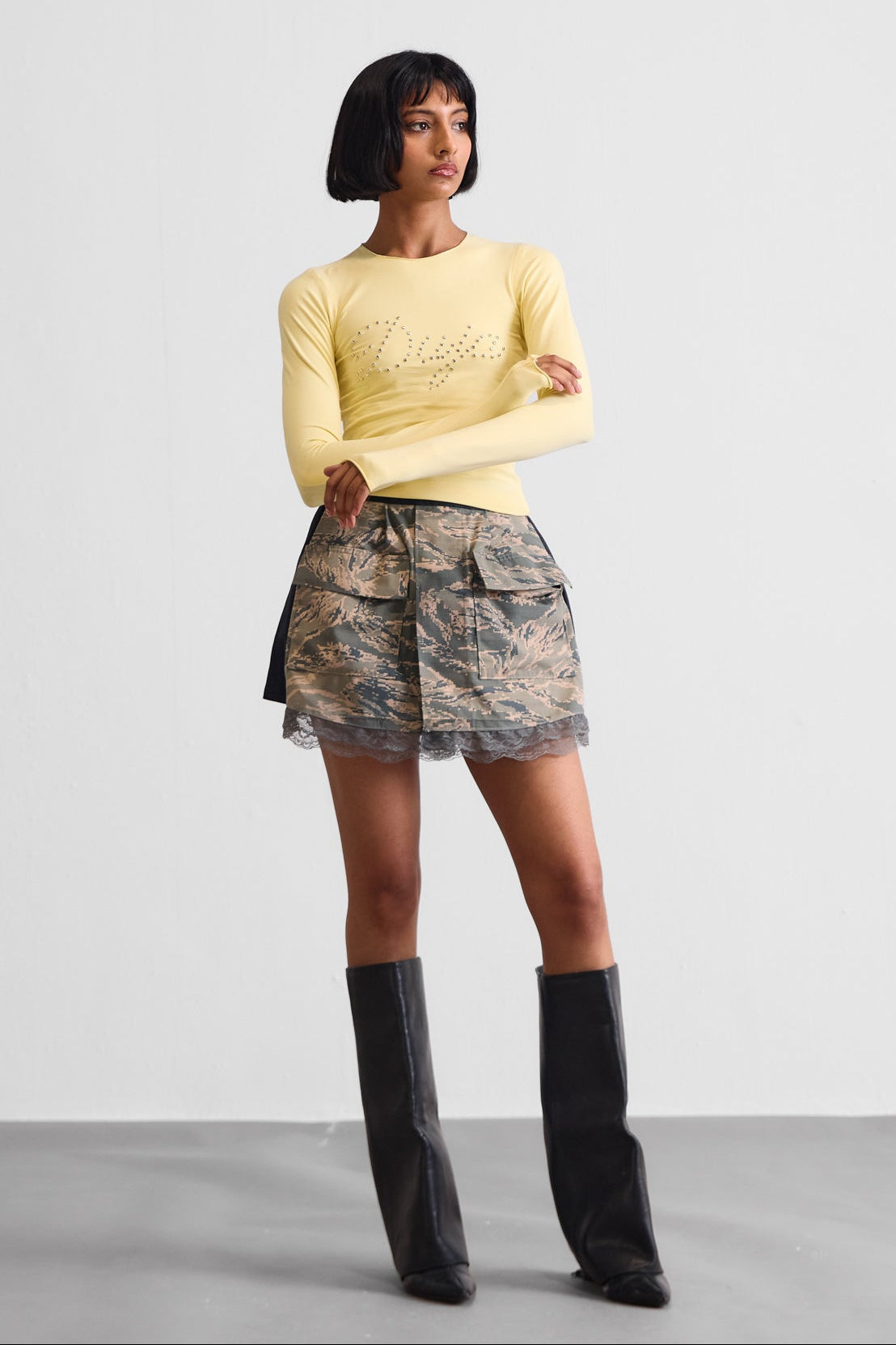 REWORKED MILITARY SKORT