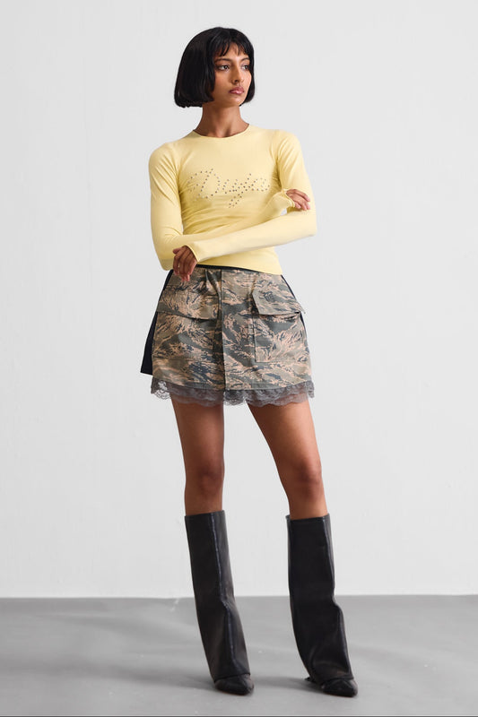 REWORKED MILITARY SKORT