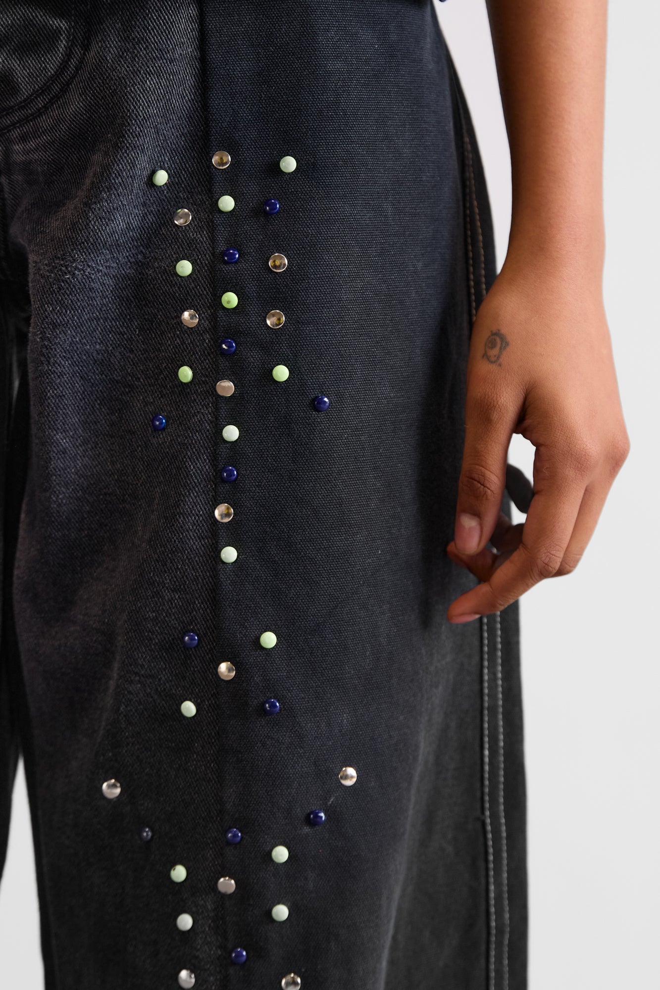 REWORKED DOUBLE HARDWARE PANEL DENIMS