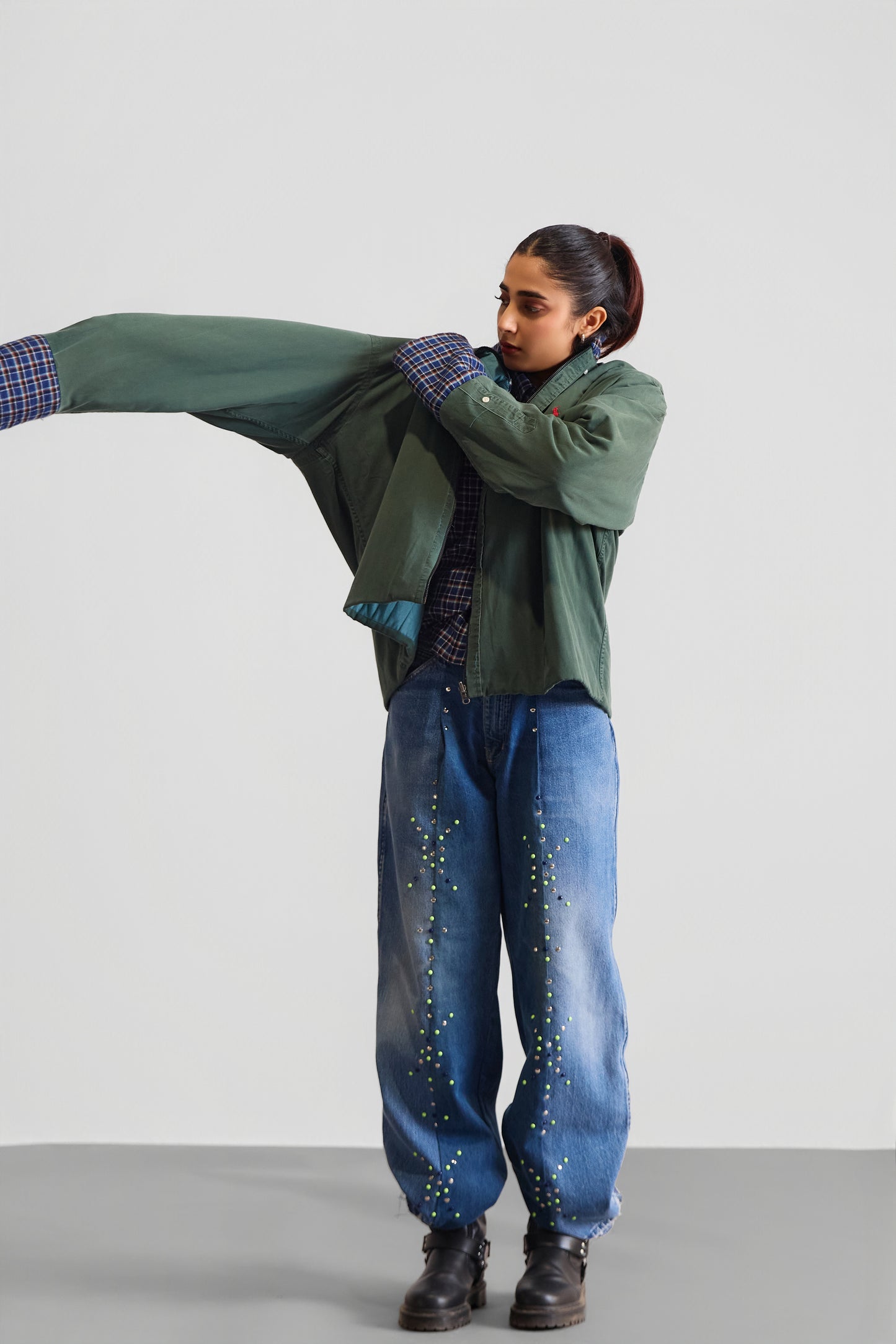 DOULE SIDED REWORKED JACKET