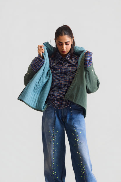 DOULE SIDED REWORKED JACKET