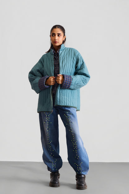 DOULE SIDED REWORKED JACKET