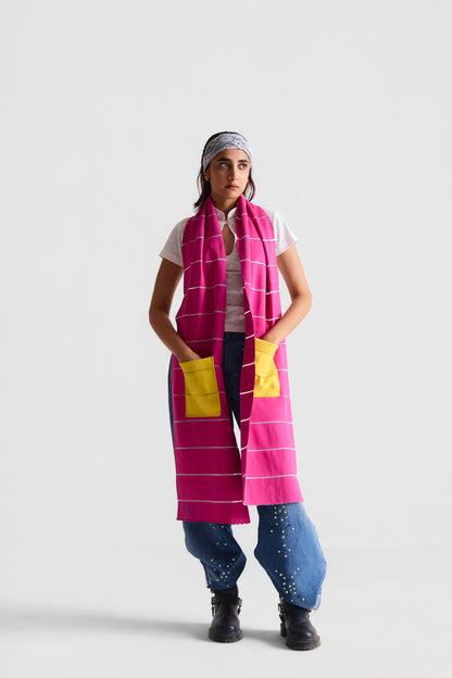 X-LONG MUFFLER - PINK